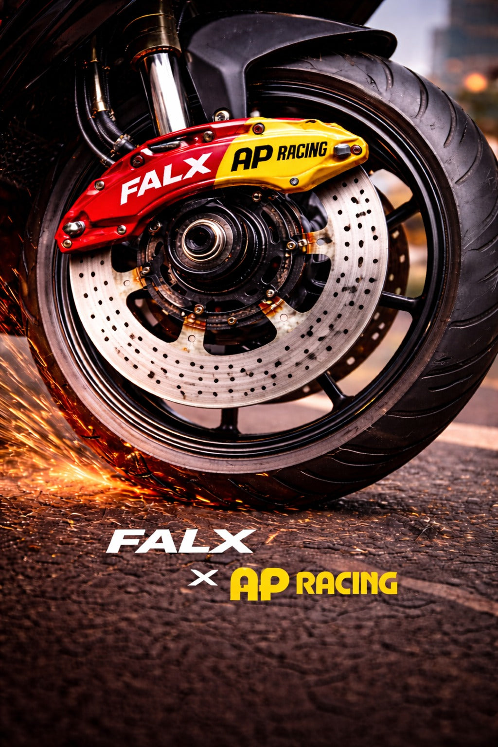 FALX × AP Racing — MOTORCYCLE RACE BRAKES